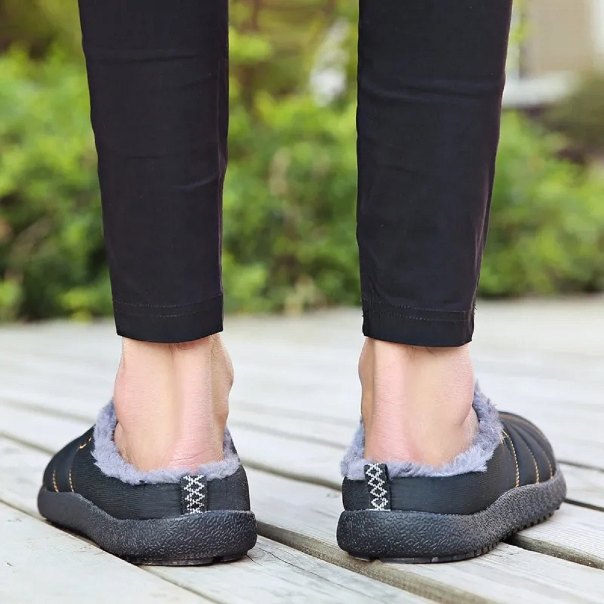 Warm Slippers with Thick Plush Shoes