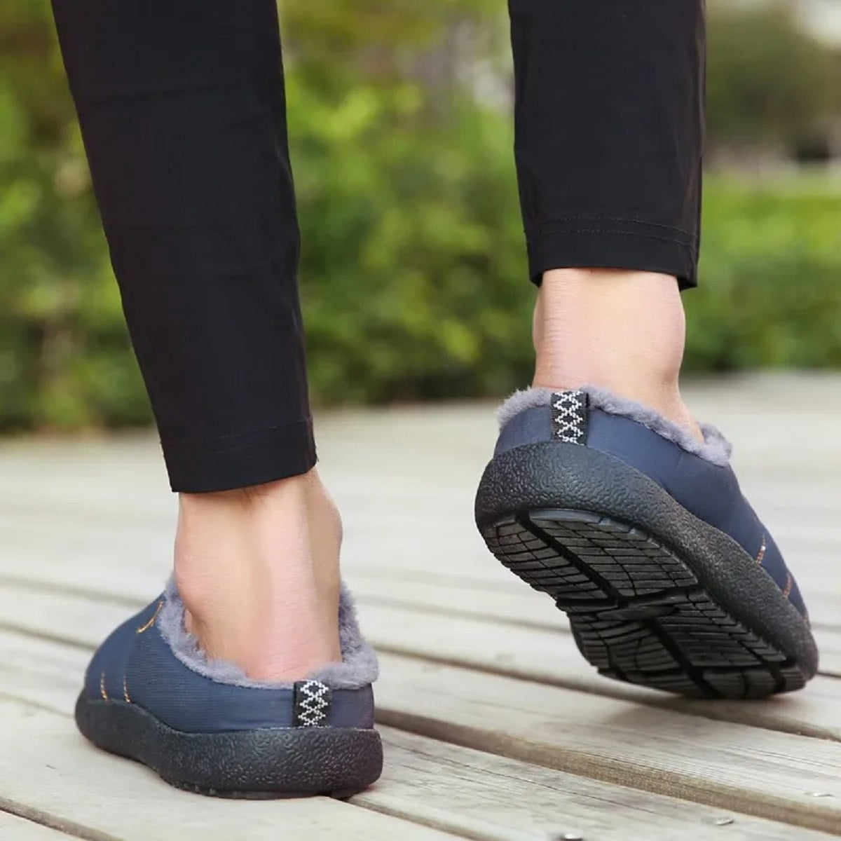 Warm Slippers with Thick Plush Shoes