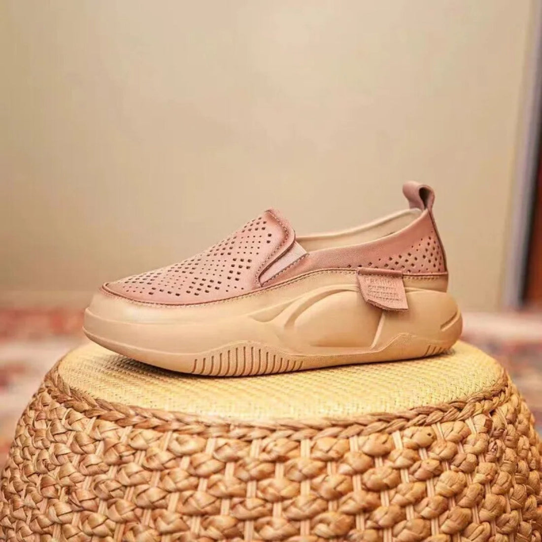 Women's Casual Loafers - Retro Platform Sneakers
