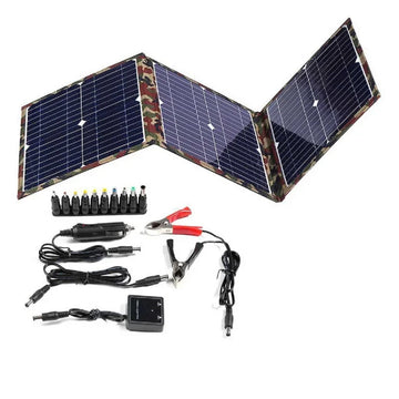 Camping Solar Panel Power Station Kit