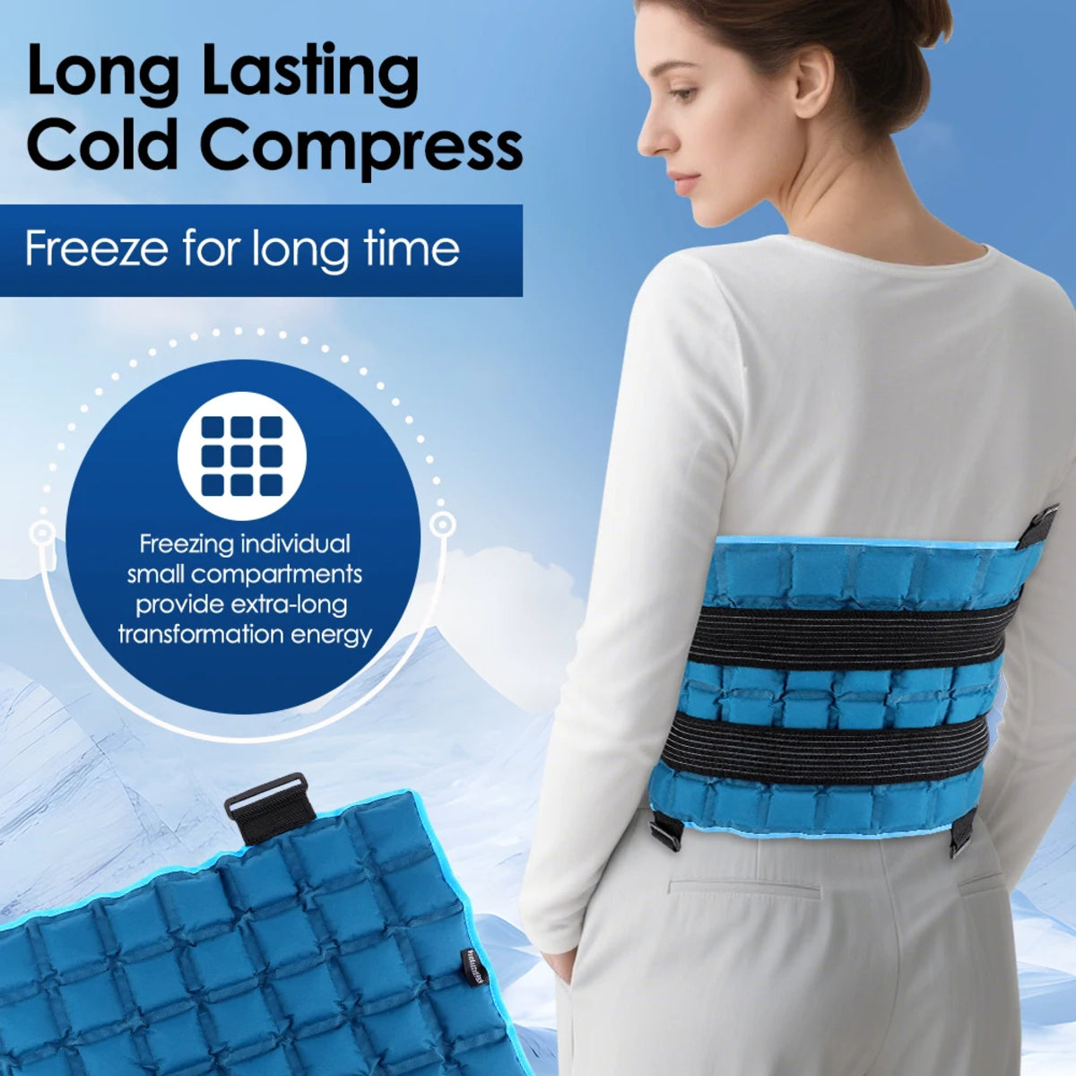Large Reusable Hot Cold Gel Ice Pack