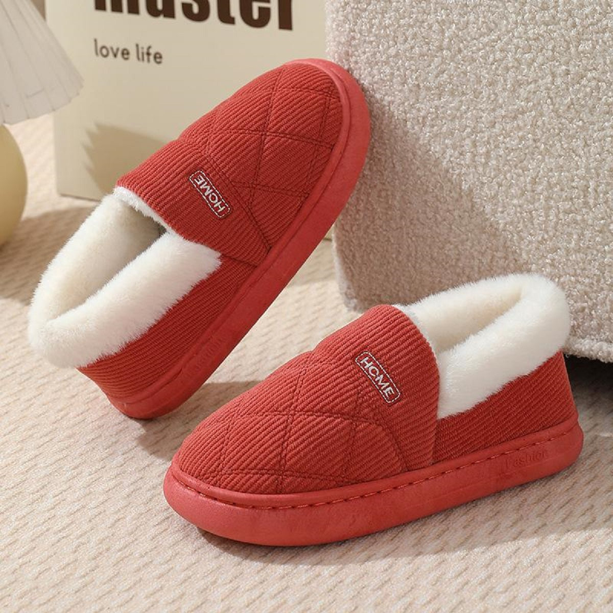 Furry Warm Ankles Plush Cozy Soft Sole Cotton Shoes