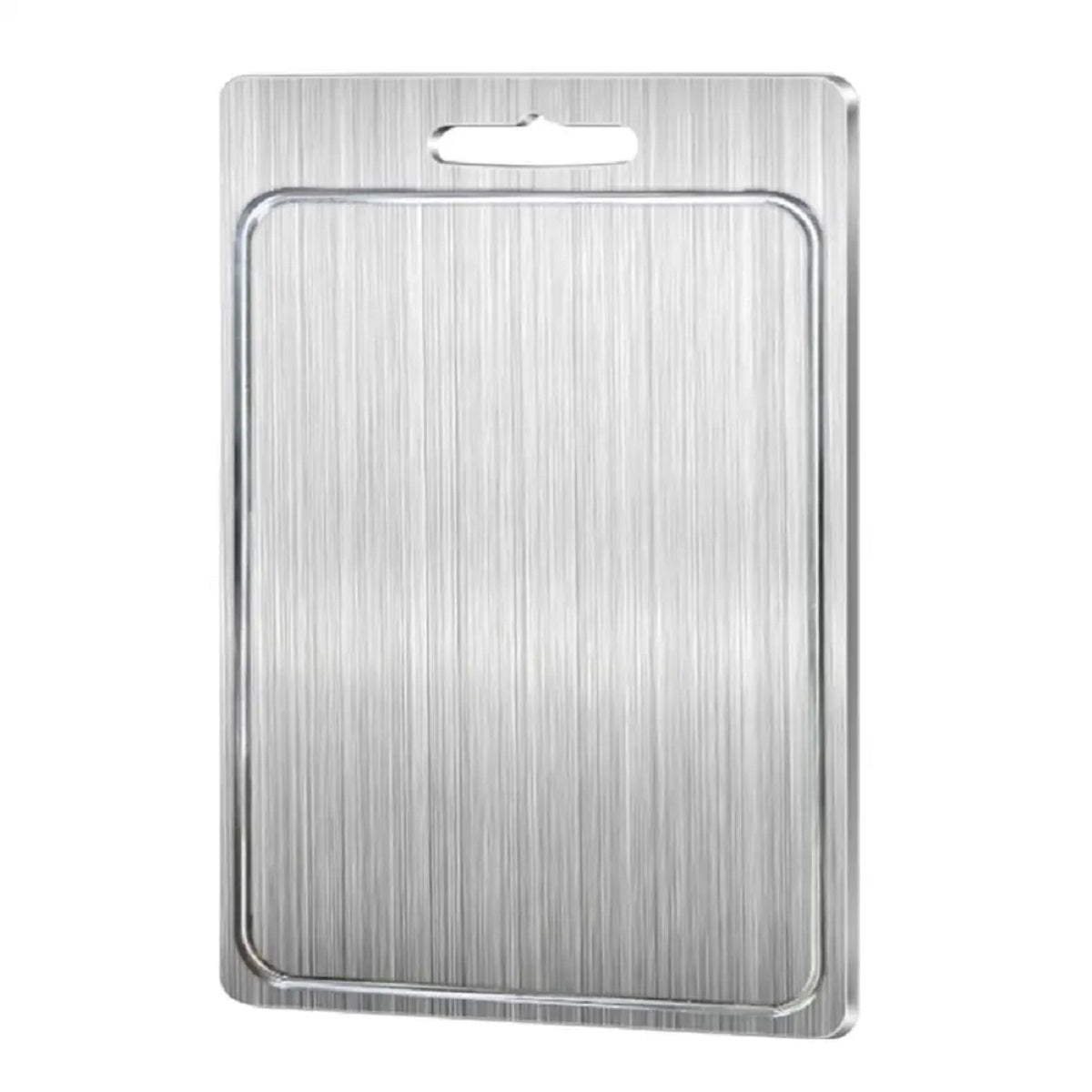 Titanium Stainless Steel Antibacterial Cutting Board - Double-Sided and Food Grade