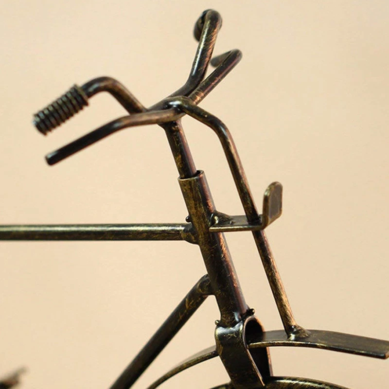 Vintage Classic Non-Ticking Silent Retro Decorative Bike Clock