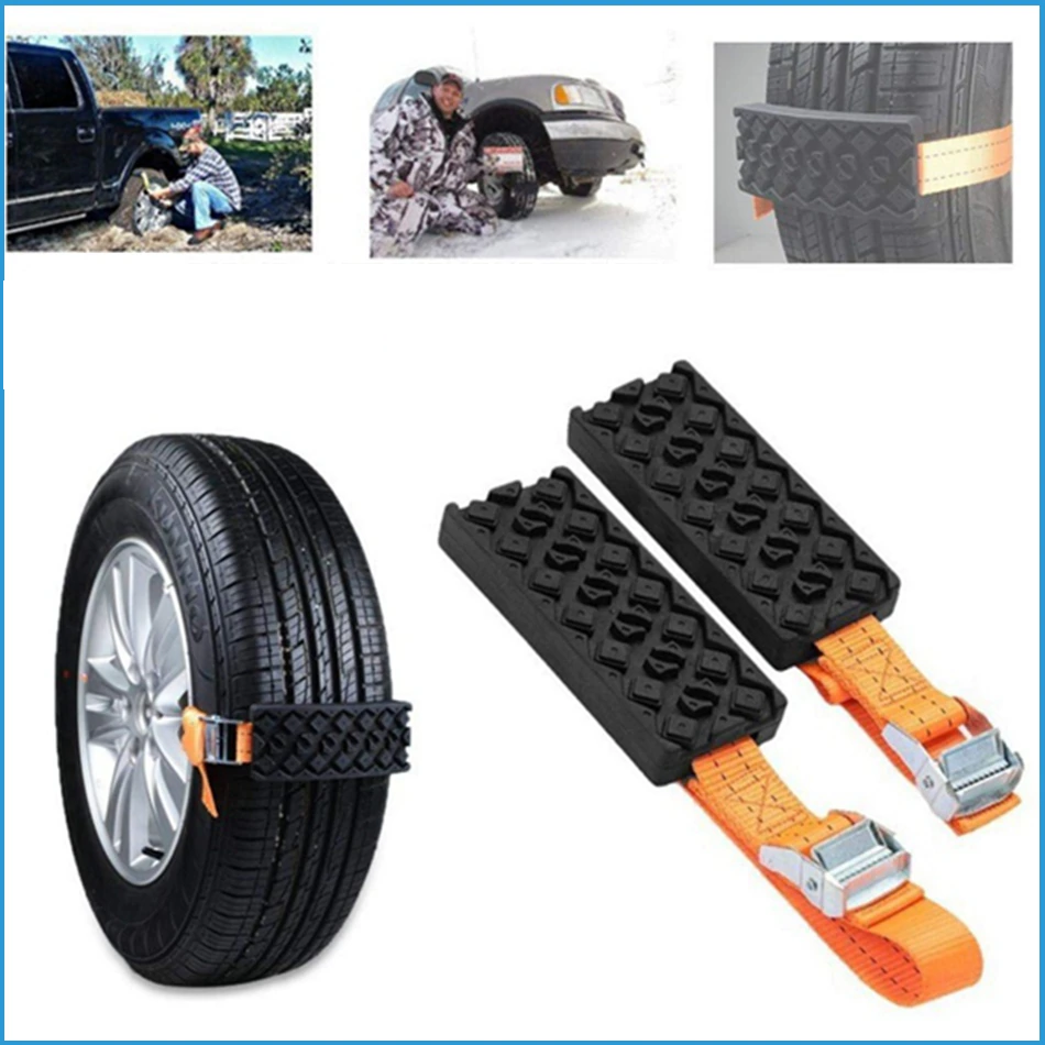 Anti-Skiing Tire Chain Car