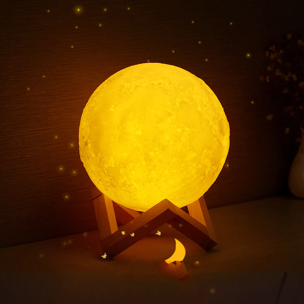 3D Print Galaxy Moon Lamp Children Gift