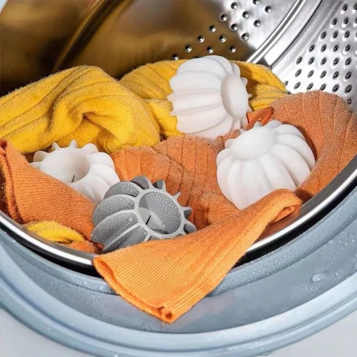 Laundry Balls - Reusable Silicone Pet Hair Remover for Washing Machine