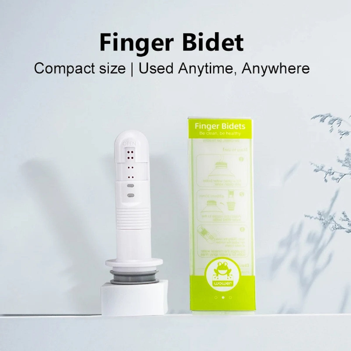 2 Pcs Portable Finger Bidets for Cleaning Hygiene Care
