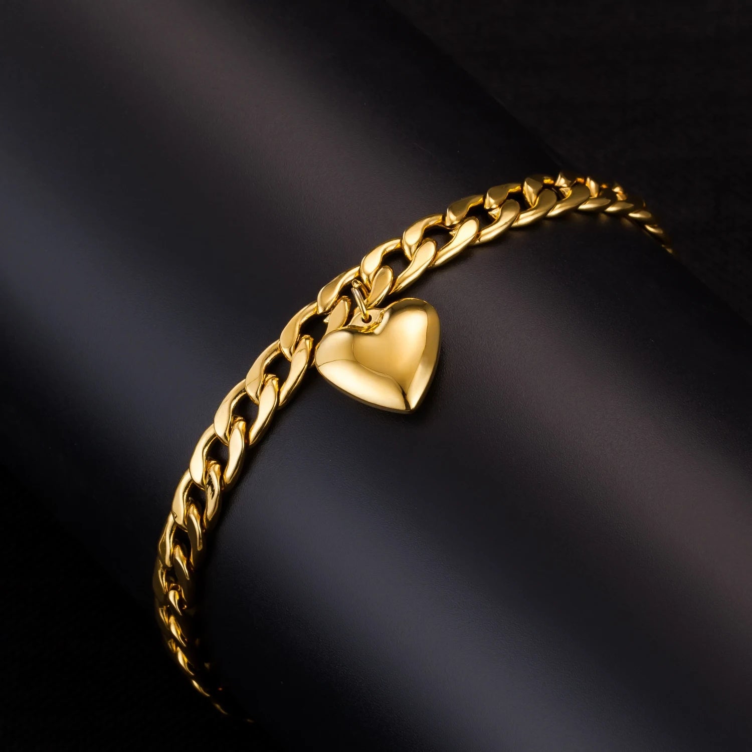 Stainless Steel Fashion Gold Tone Chain Anklets for Women