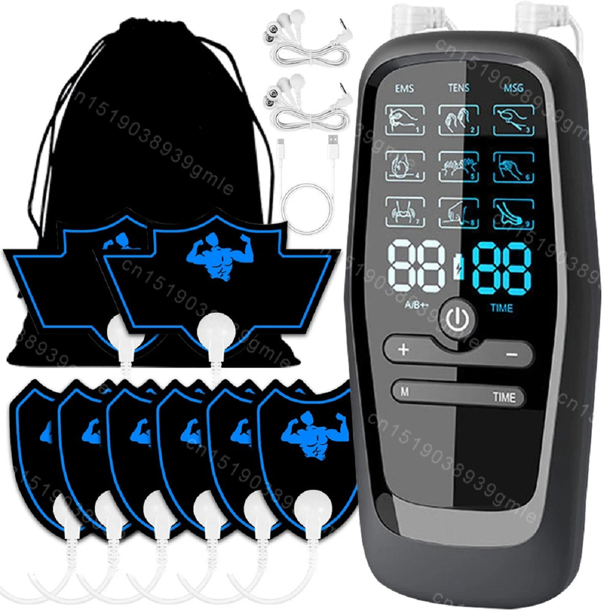 Tens EMS Muscle Stimulator Digital Body Massage and Acupuncture Device