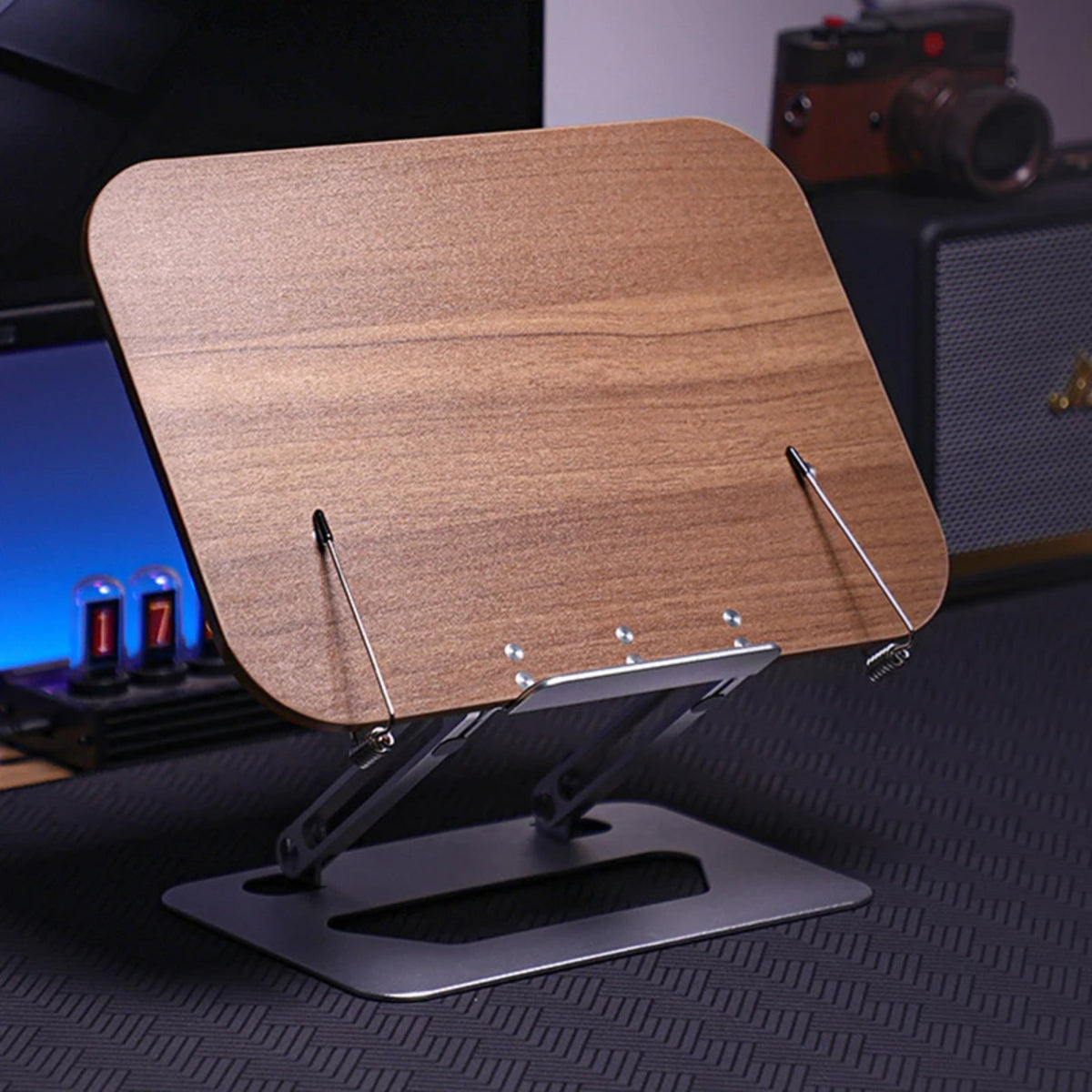 Adjustable Foldable Aluminum Stand - Laptop Tablet and Book Holder