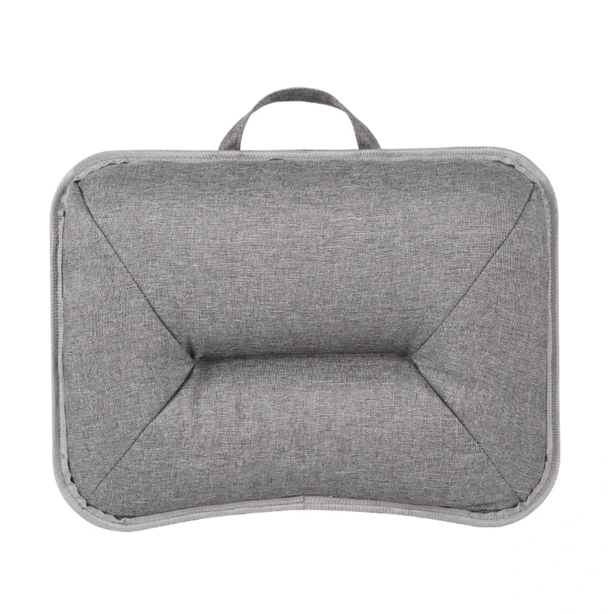Cushioned Lap Desk - Foam-Filled Pillow Table with Large Hard Mouse Pad