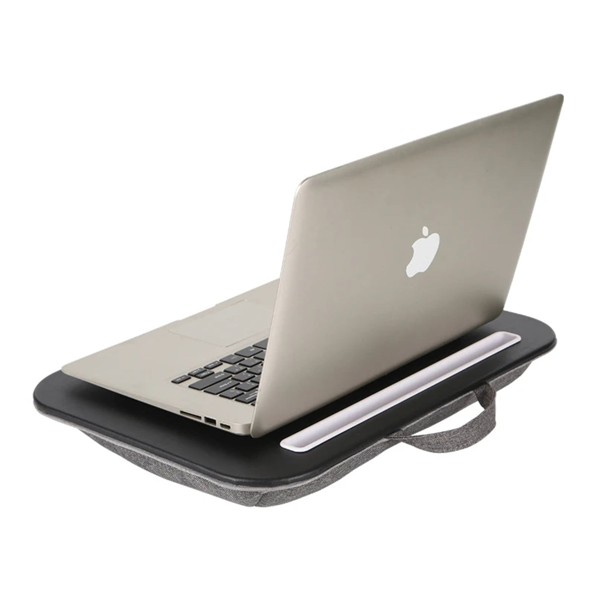 Cushioned Lap Desk - Foam-Filled Pillow Table with Large Hard Mouse Pad