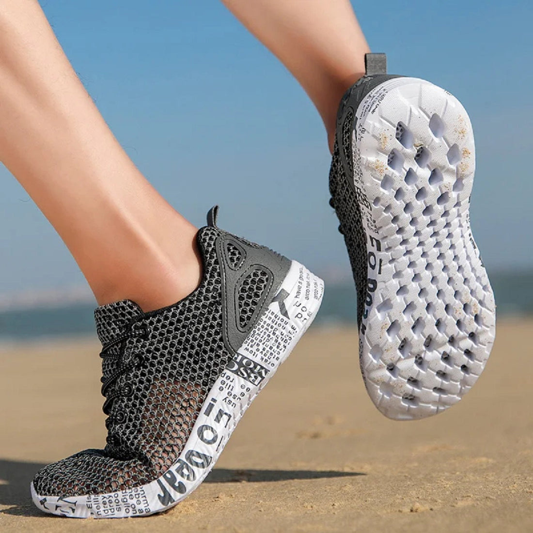 Men's Aqua Shoes - Lightweight Quick Dry Water Sneakers