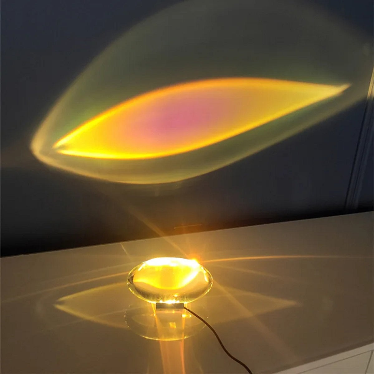LED Crystal Eye of the Sky Egg-Shaped Lamp