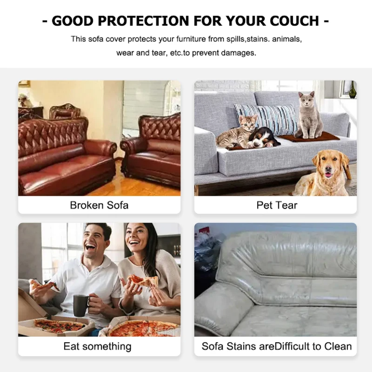 Jacquard Couch Sofa Cover Elastic for Living Room
