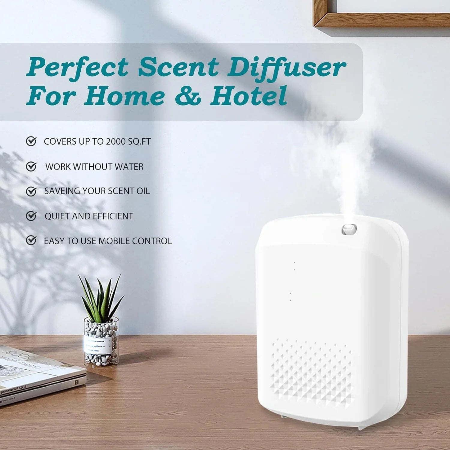 Wall-Mounted Electric Essential Oil Diffuser - Home & Hotel Air Freshener