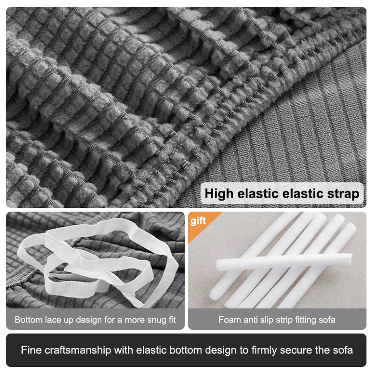 Jacquard Couch Sofa Cover Elastic for Living Room