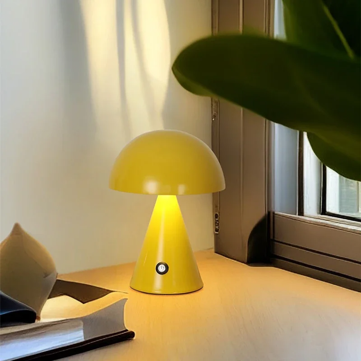 Mushroom Lamp Bedside Table