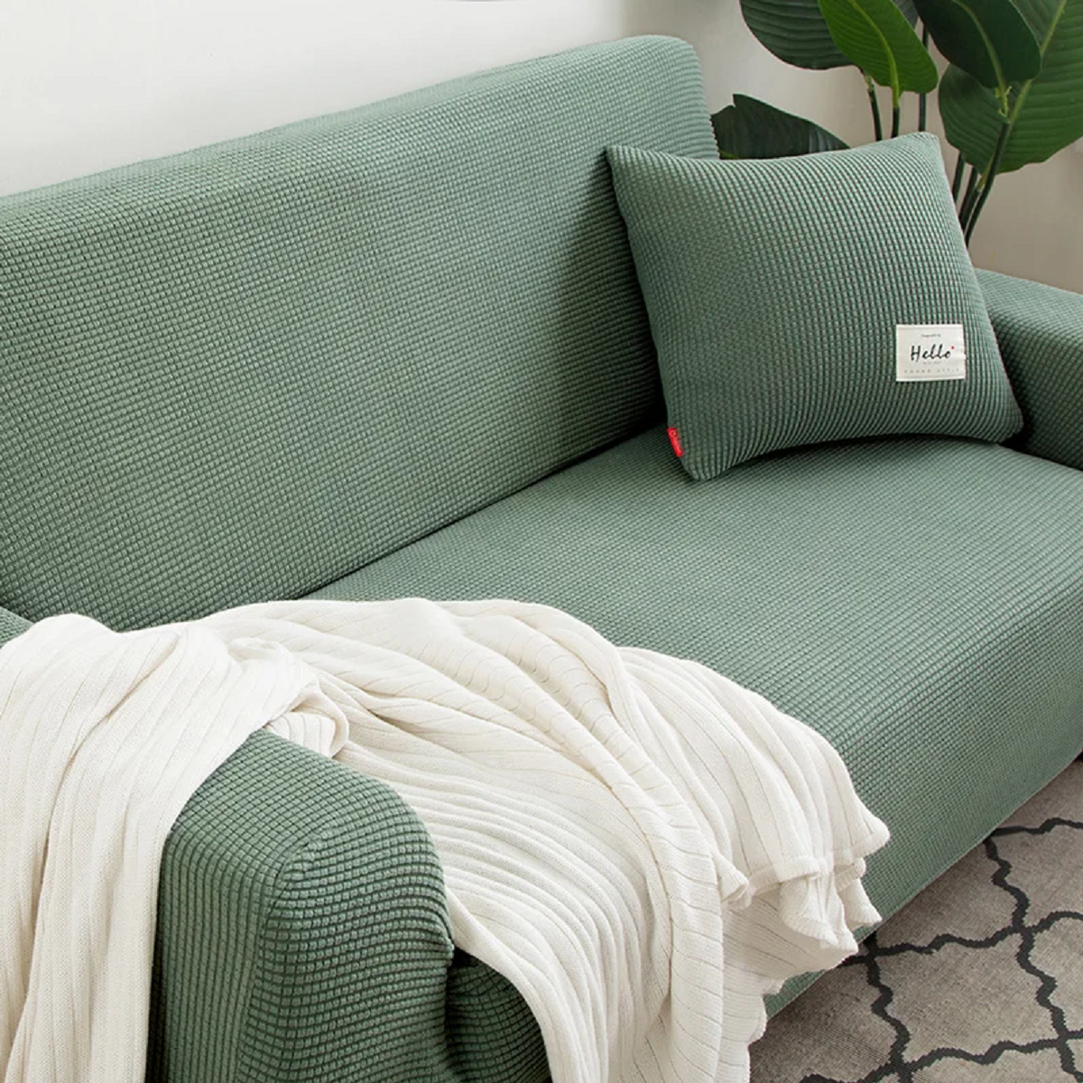 Jacquard Couch Sofa Cover Elastic for Living Room