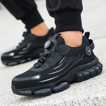 Rotating Button Safety Anti-Smash Anti-Puncture Work Shoes