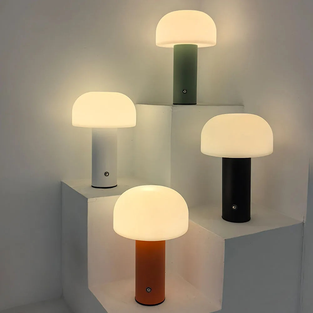 Mushroom Lamp LED Charging Table