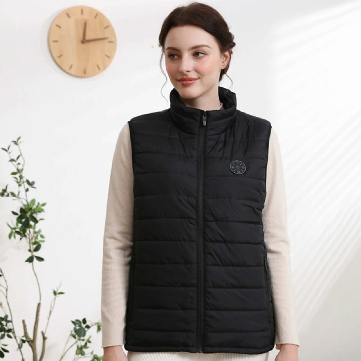 9-Zone USB Heated Vest - Rechargeable Electric Winter Bodywarmer Jacket