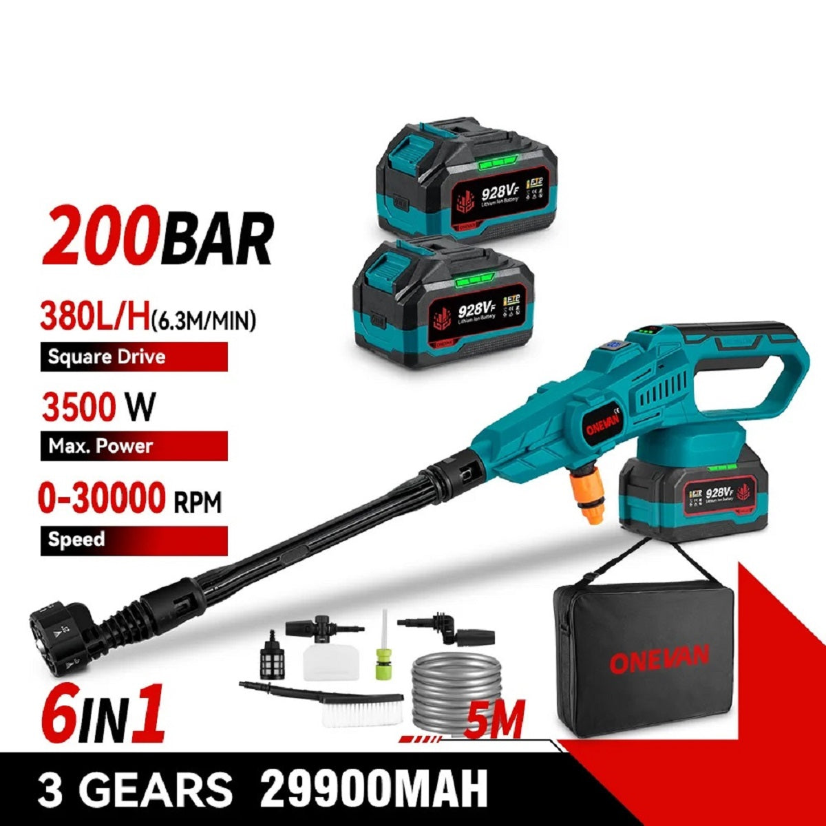 Brushless Cordless High-Pressure Car Washer