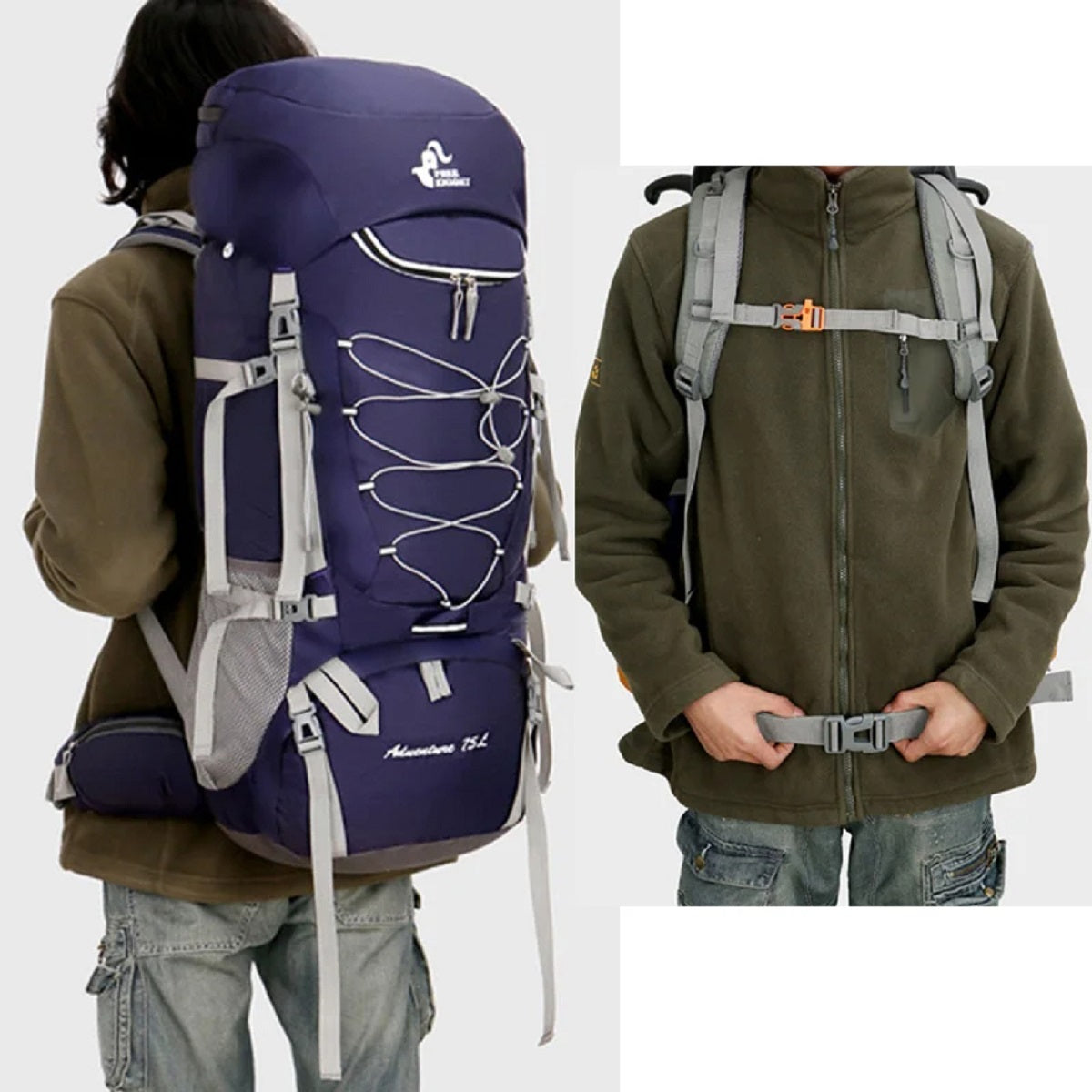 20 gal Camping Backpack Hiking Trekking Outdoor Rucksack Bag