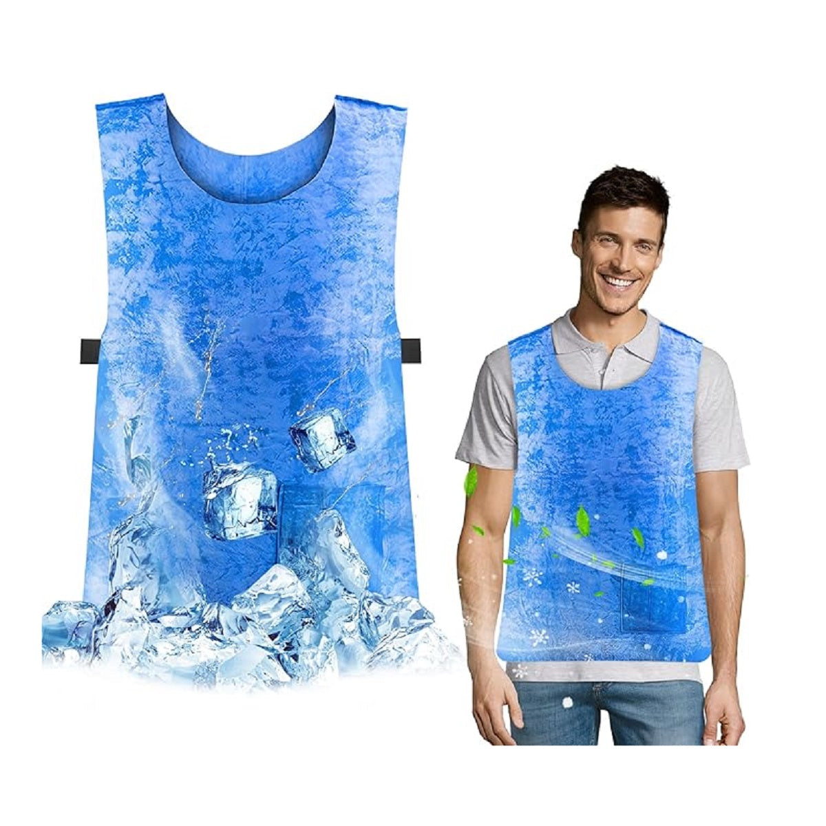 Cooling Vest - Lightweight Waterproof Summer Cold Undershirt