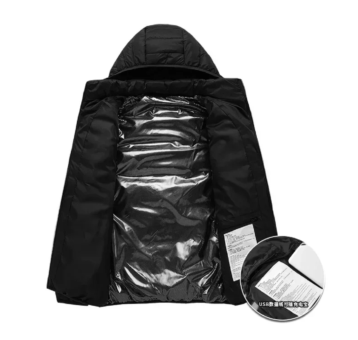 Unisex Heated Vest - 21 Heating Zones USB Electric Winter Jacket Waterproof