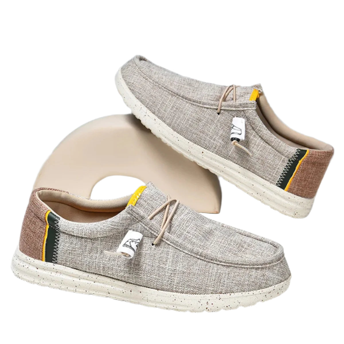 Men's Canvas Soft Sole Breathable Slip-On Loafers