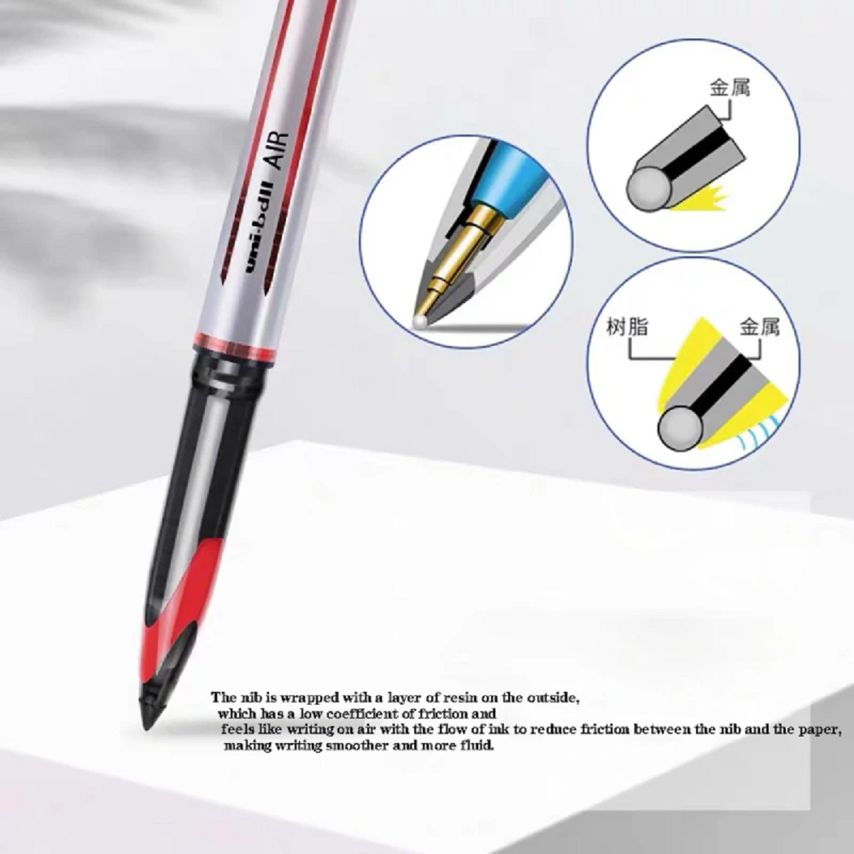 Rollerball Pens Water Resistant Liquid Premium Ink Pen