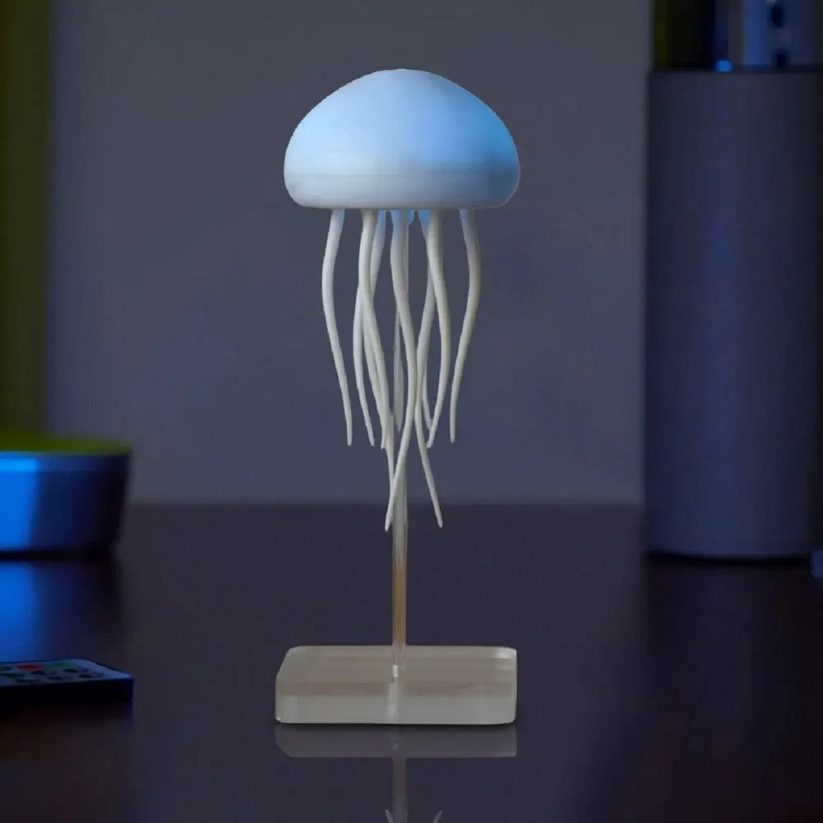 RGB Jellyfish Night Light - Voice-Control Type-c Bedside Lamp
