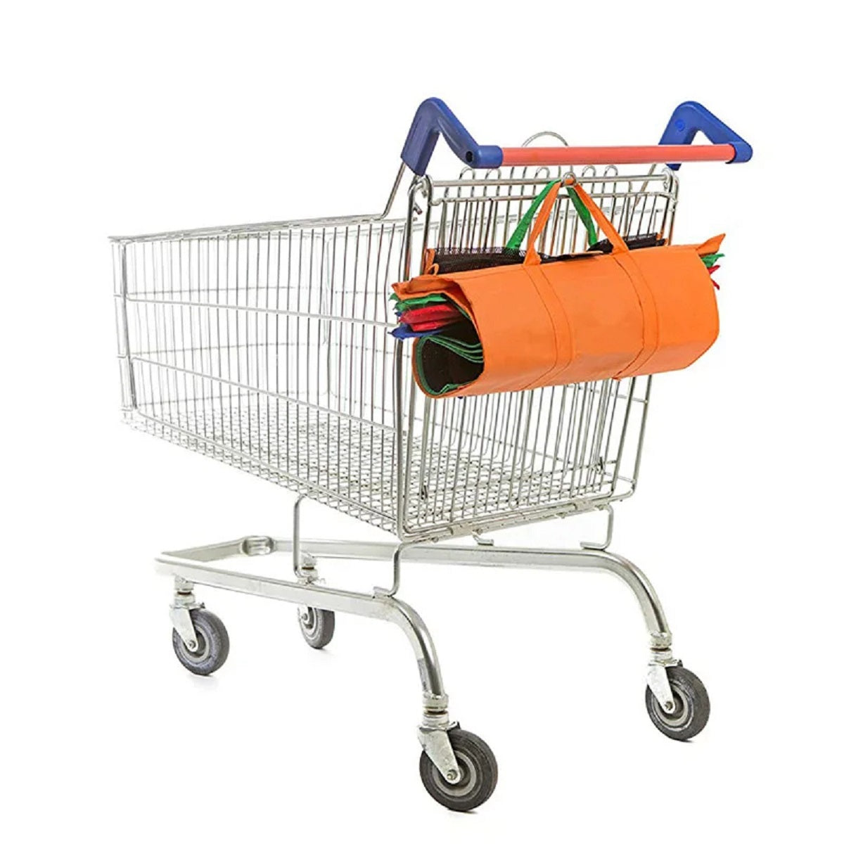 4 Pcs/set Foldable Cart Trolley Supermarket Shopping Storage Reusable Bags