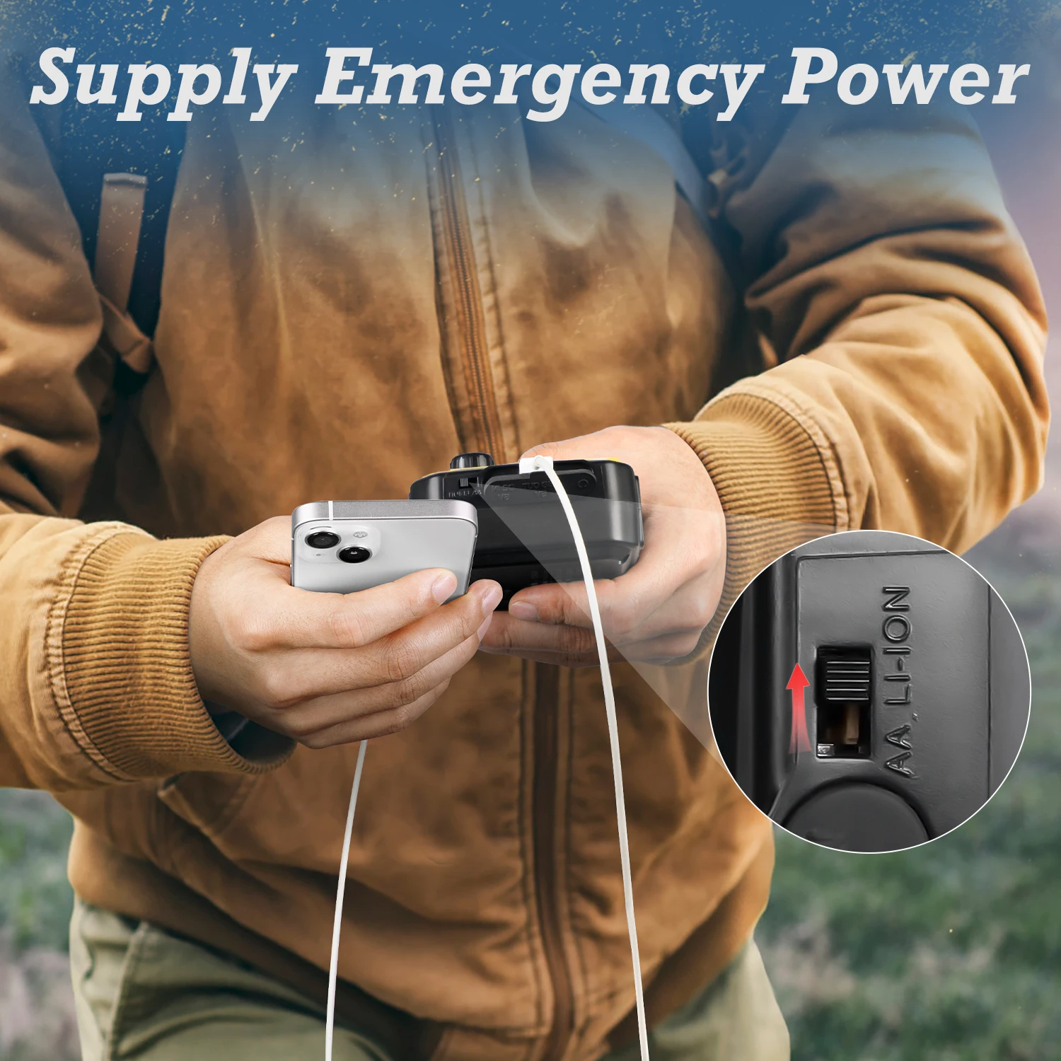 Portable Radio Rechargeable Torch Reading Lamp