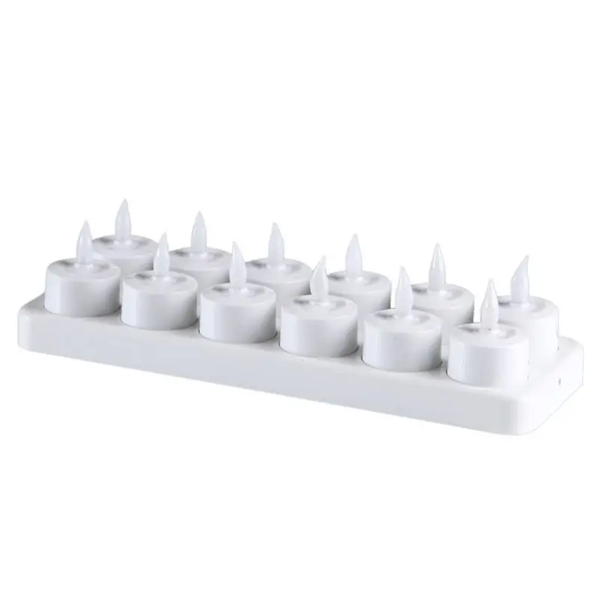 12 Pcs LED Candle Flickering Flame Night Light Tea