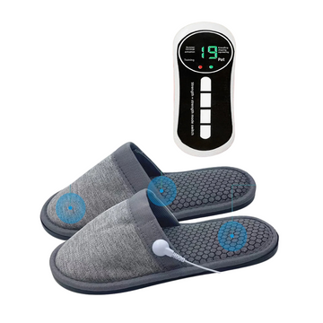 EMS Electrode Foot Massage Slippers - Microcurrent Shoes