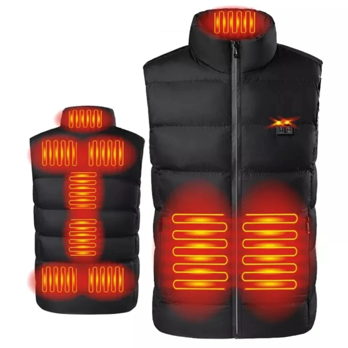Heated Vest Jacket Electrically Thermal Waistcoat