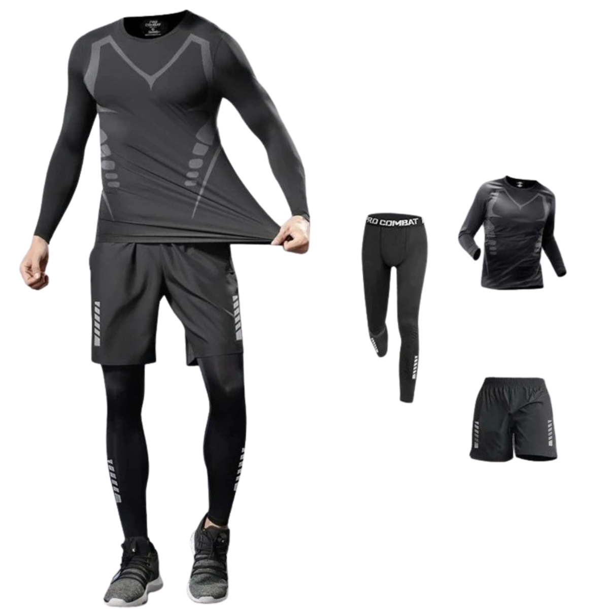 Men's Running Suit - Quick-Dry Fitness Training Clothes