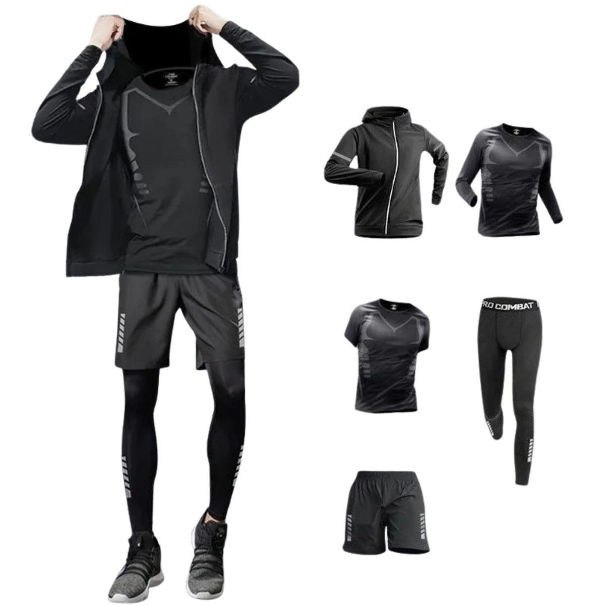 Men's Running Suit - Quick-Dry Fitness Training Clothes