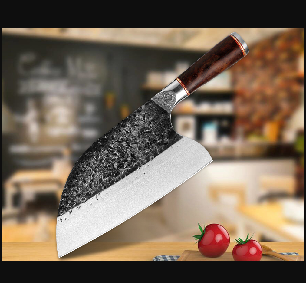 Professional Chef Knife Handmade Forged Sharp Cleaver Wide Blade