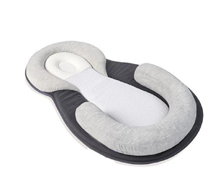 Baby Lounger Bed - Prevent Infant Flat Head Support Pillow