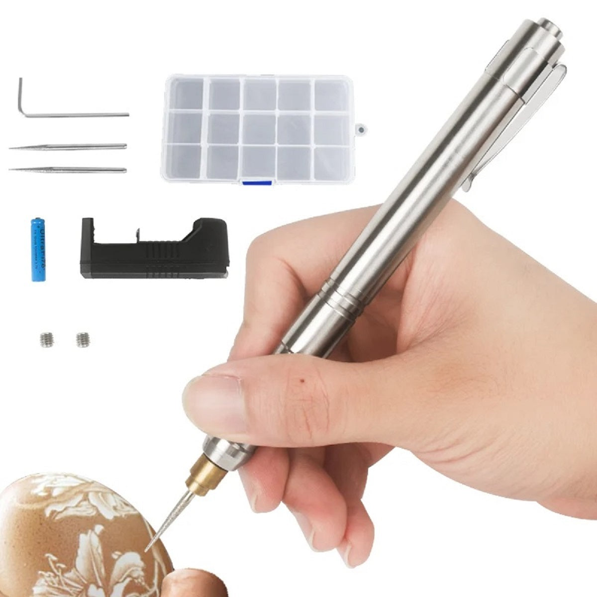 Mini Cordless Rotary Tool - Wireless Engraving Drilling Pen