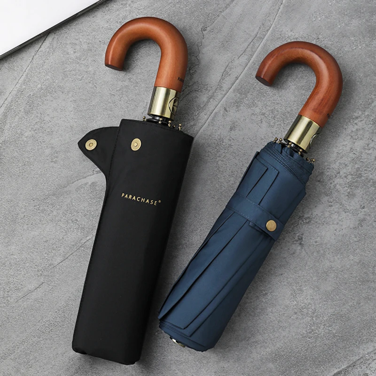 Wooden Windproof Fully Automatic Umbrella