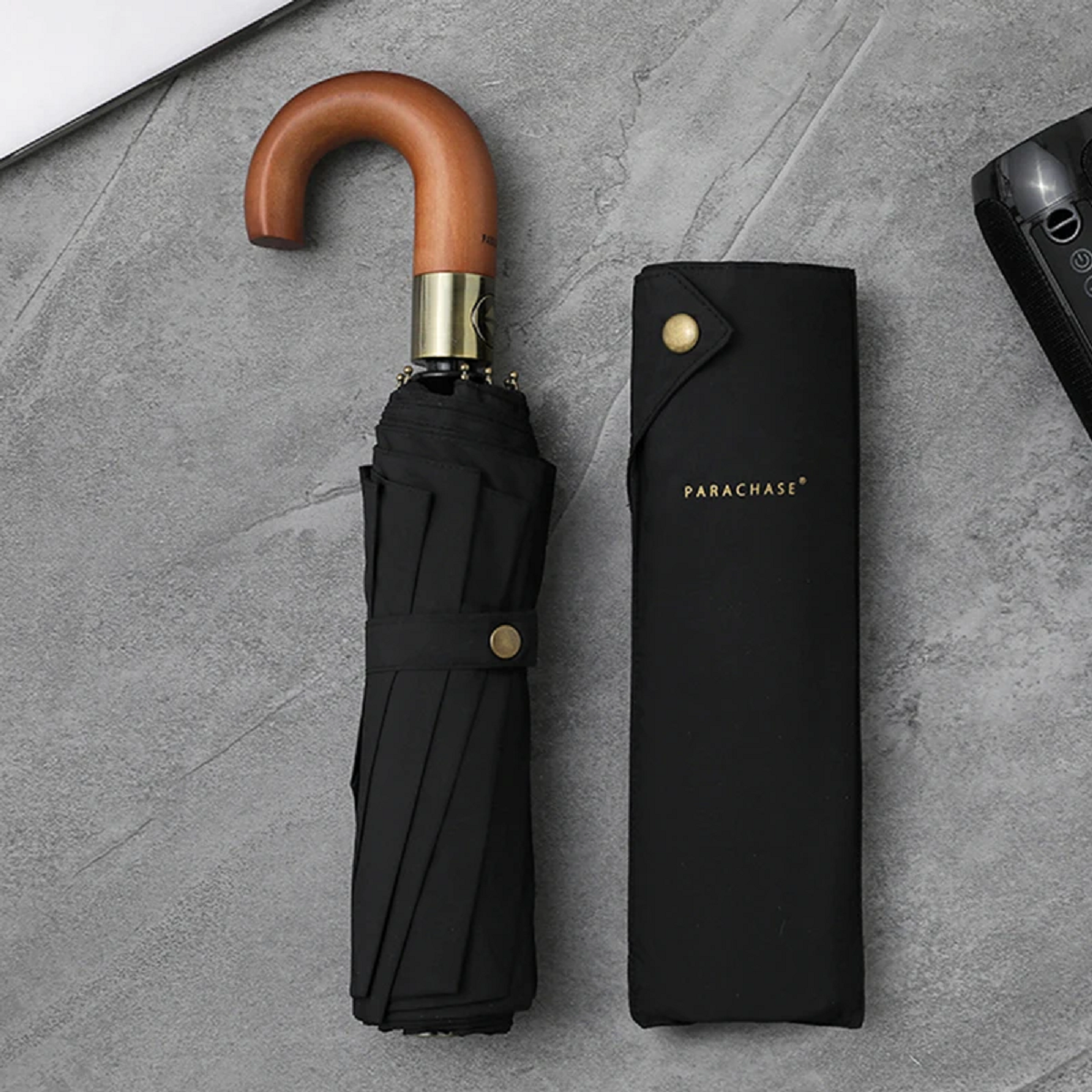 Wooden Windproof Fully Automatic Umbrella