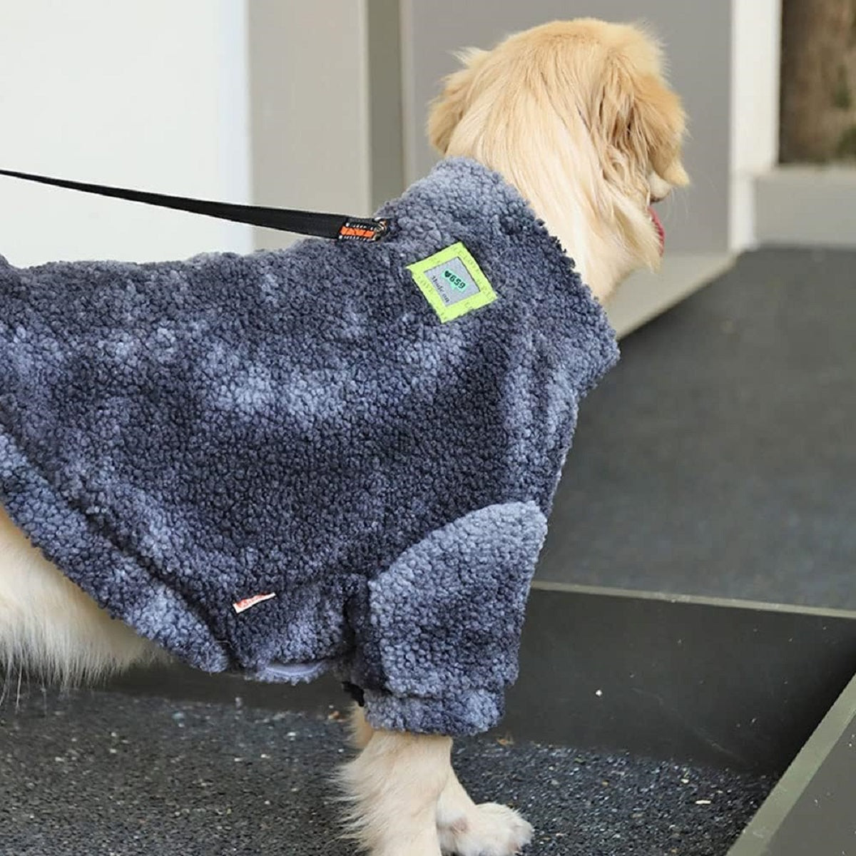 Thick Big Dog Clothes Lambs Wool Jacket Coat