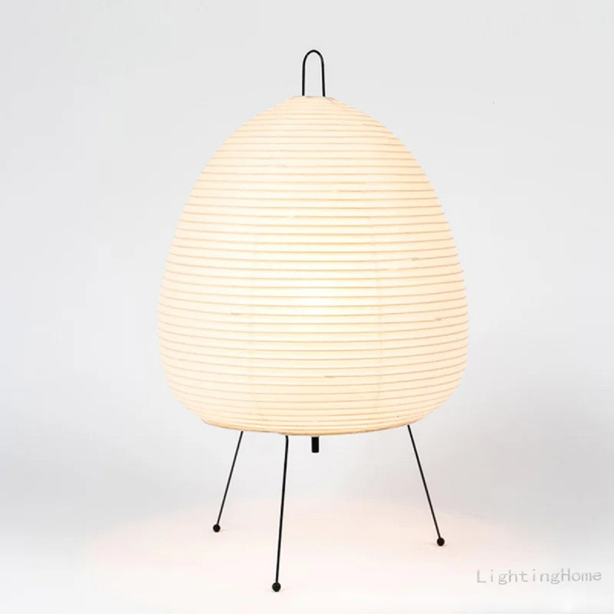Dimmable Japanese Printed Rice Paper Lantern Table Lamp