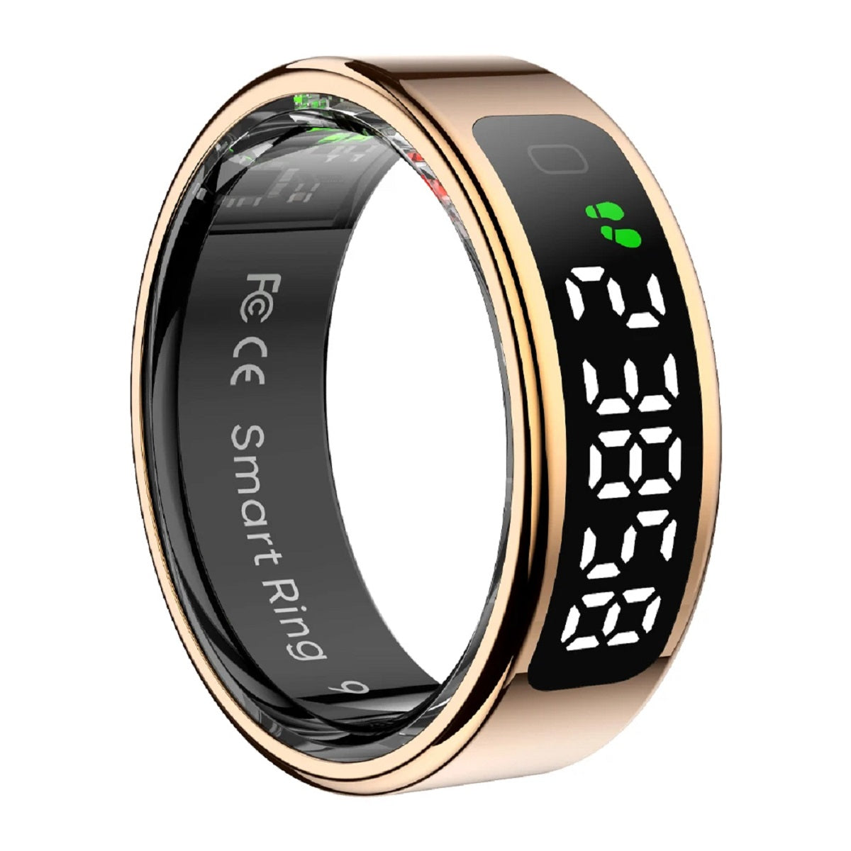 Smart Ring with Display - Touchscreen Health Tracker 5ATM Waterproof