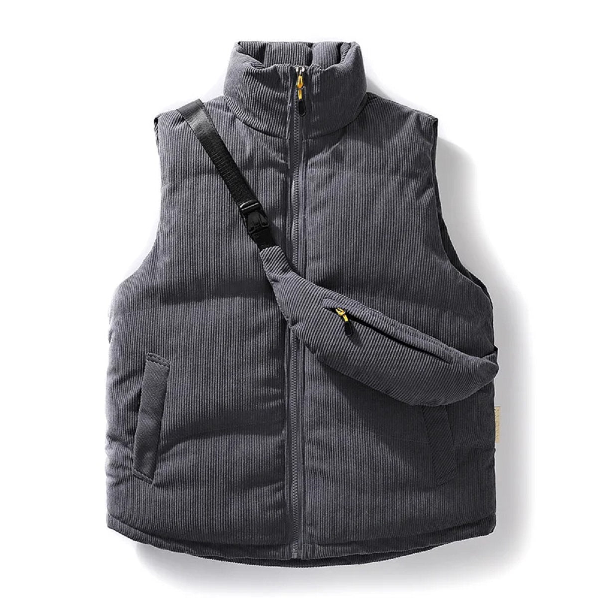 Warm Sleeveless Waistcoat Casual All-Match Vests Jacket for Men